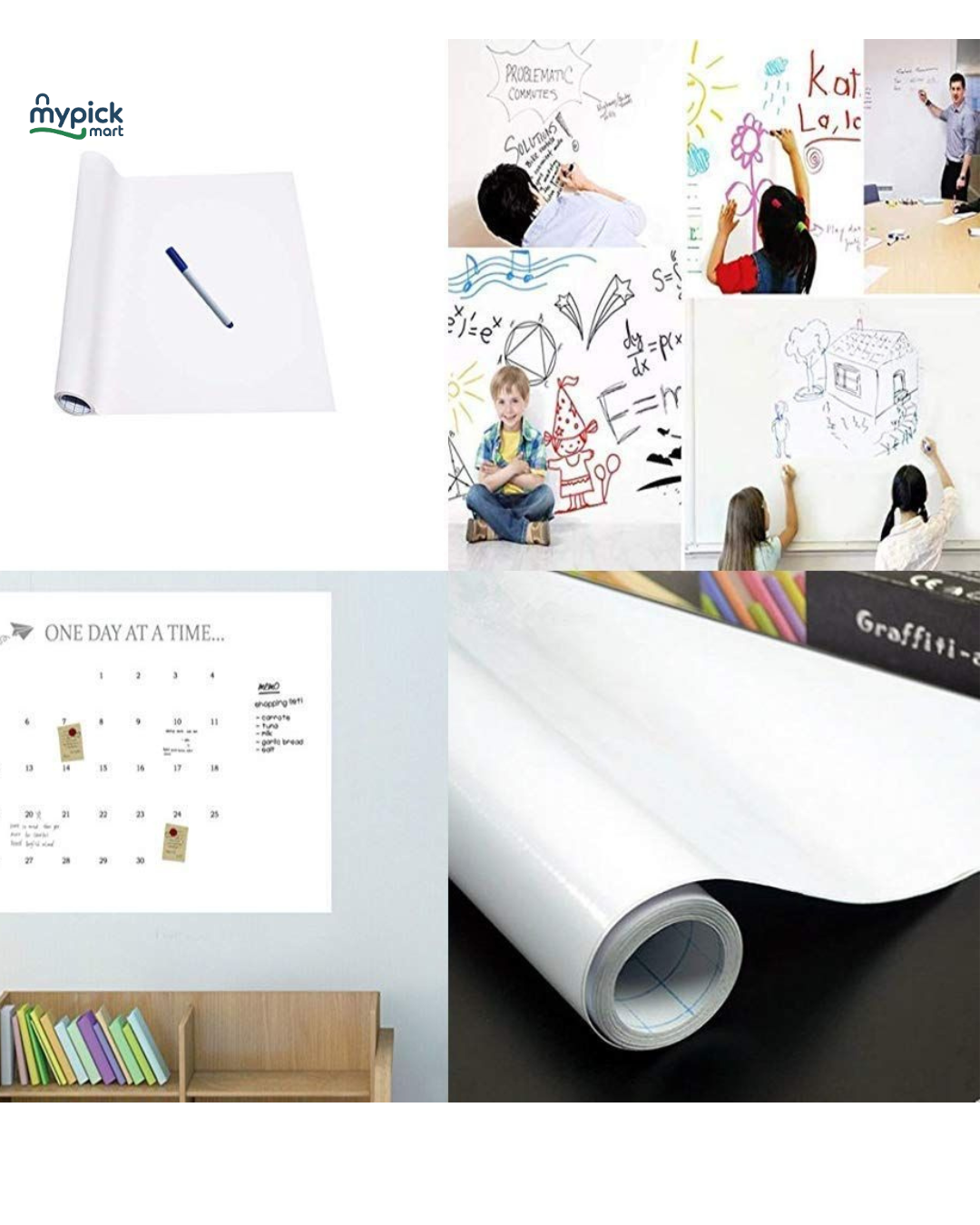 Artisan Dry Erase Whiteboard Sticker Large Self Adhesive