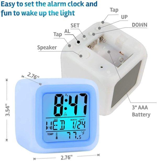Creative LED Digital Alarm Clock