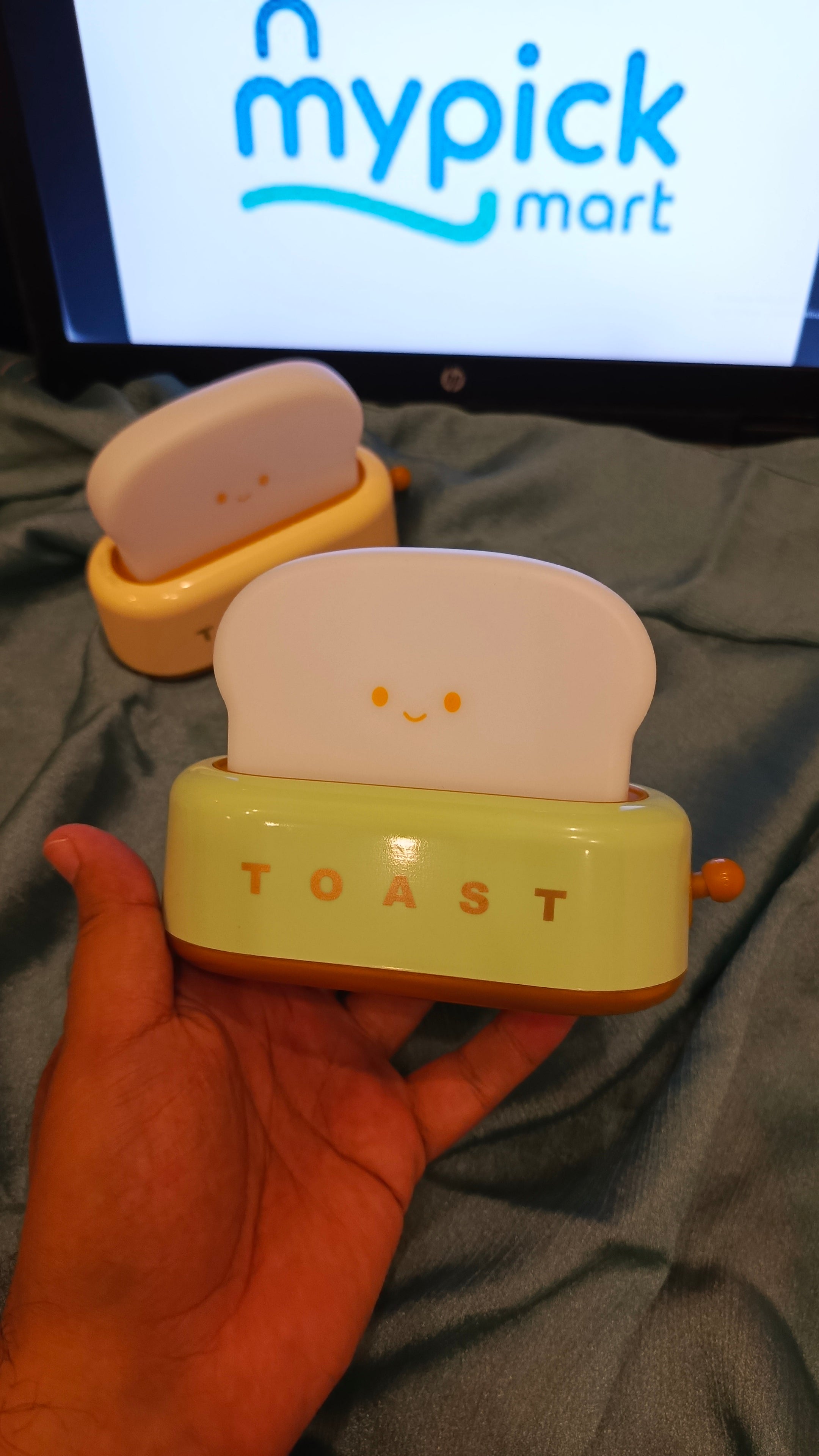 Cute Desk Decor Toaster Lamp
